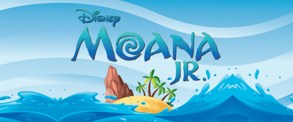 blue background for Disney's Moana JR.