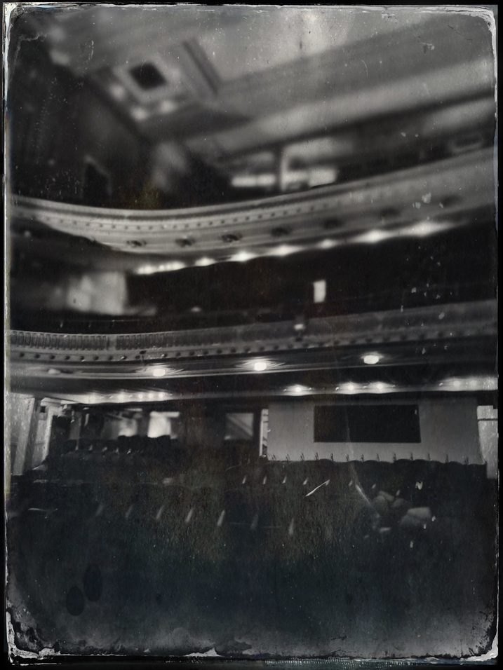 Black and white photo of Emery Theater