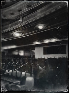 Black and white photo of Emery Theater